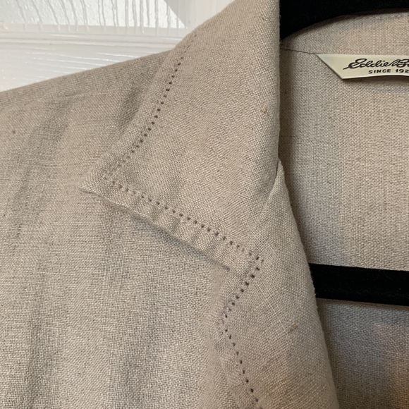 Vintage 100% Linen Dress - Eddie Bauer - Picture 3 of 7